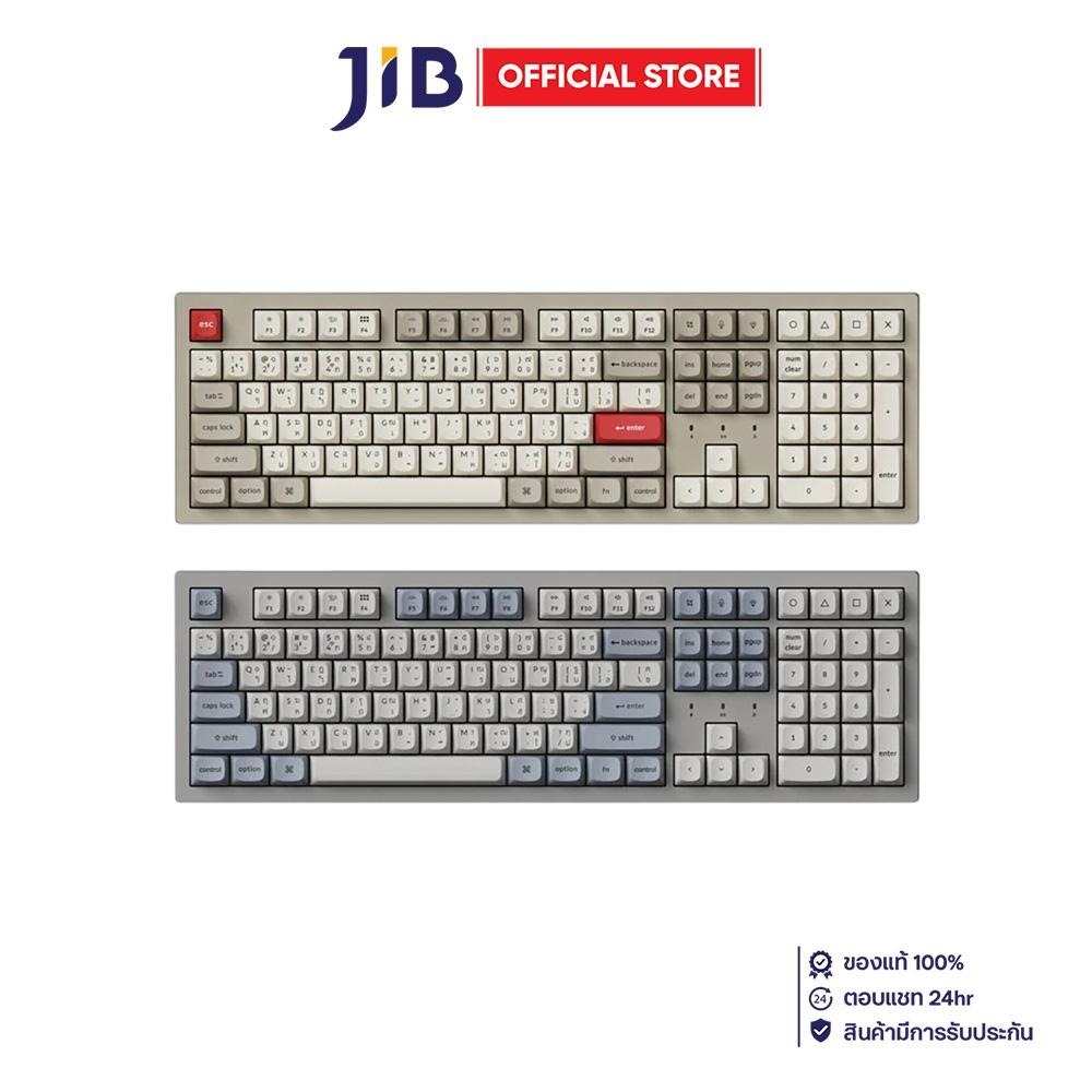 WIRELESS KEYBOARD (คีย์บอร์ดไร้สาย) KEYCHRON K10 MAX - QMK/VIA KEYCHRON SUPER RGB EN/TH RETRO