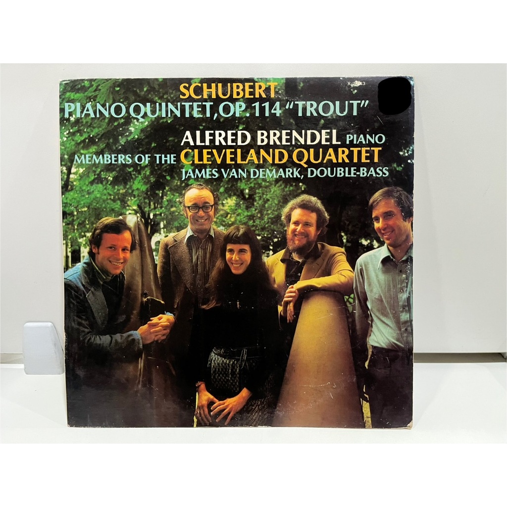 1LP Vinyl Records แผ่นเสียงไวนิล SCHUBERT ALFRED BRENDEL PIANO MEMBERS OF THE CLEVELAND QUARTET X-78