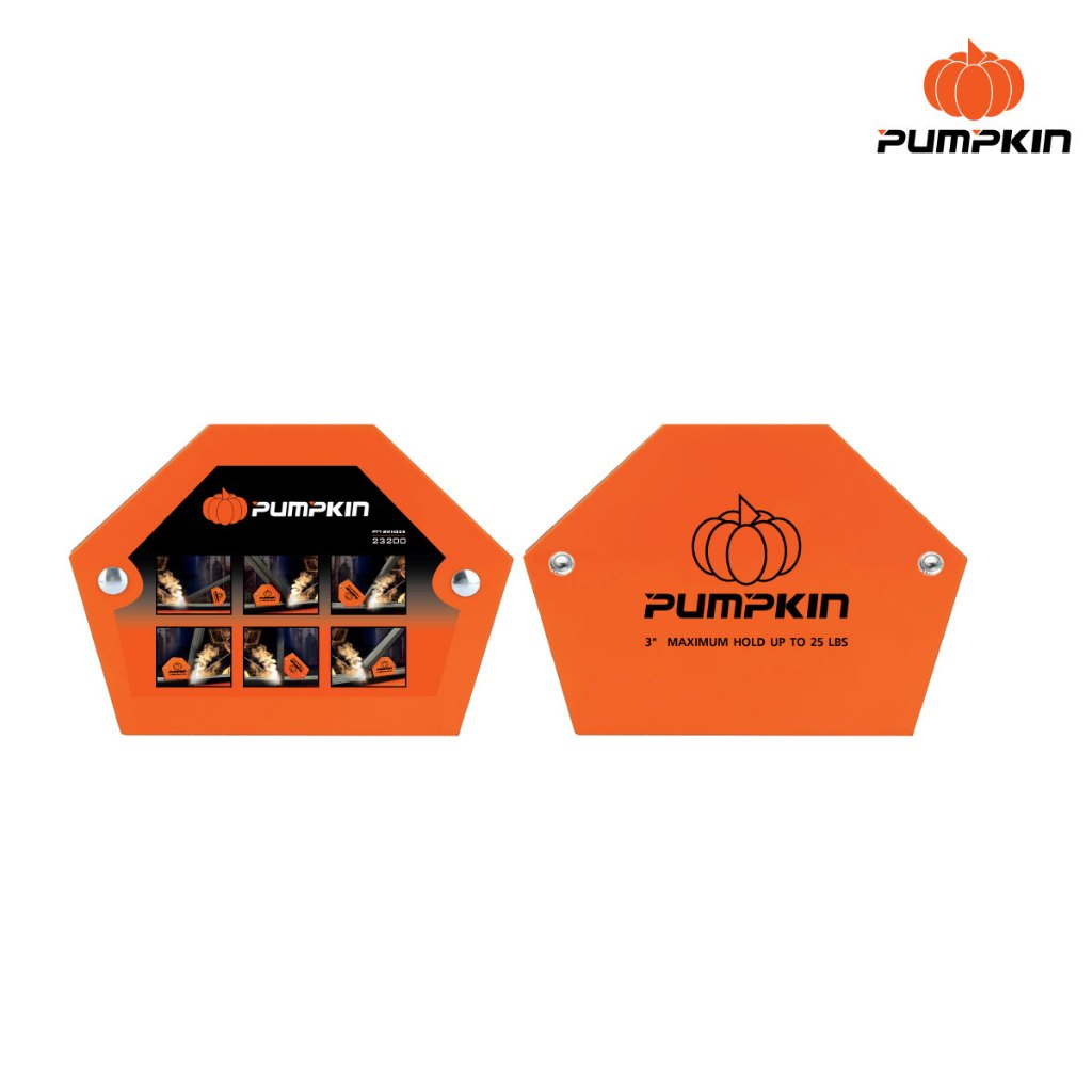 PUMPKIN แม่เหล็กจับฉากหกเหลี่ยมงานเชื่อม 3″ 25 Lbs PTT-SWM325 / 23200 แม่เหล็กจับฉาก