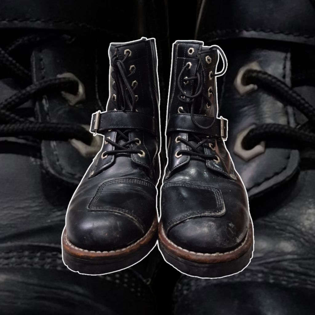 รองเท้าบู๊ทหนังวินเทจ Military / Engineer Boots 🇯🇵
