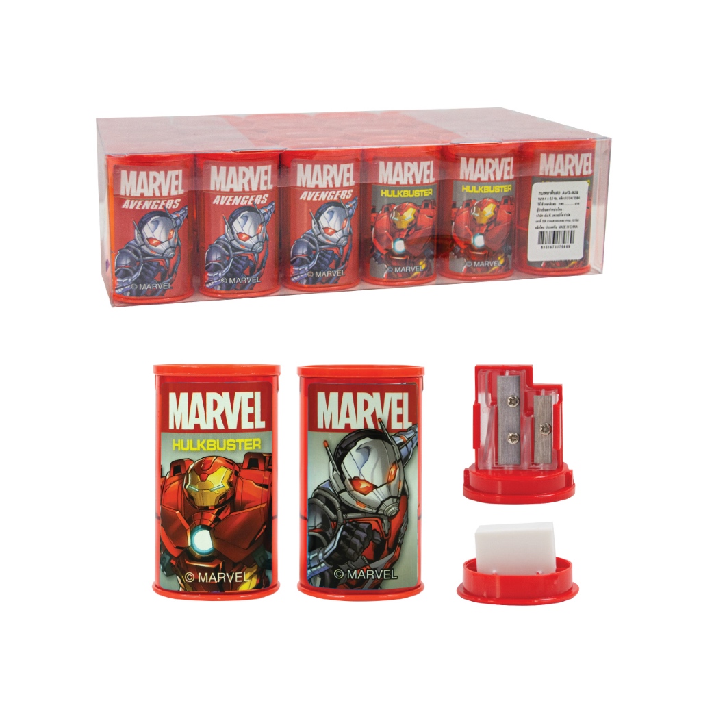 Mt กบเหลาดินสอ ลายลิขสิทธิ์แท้ กบเหลา 2in1 พร้อมยางลบในตัว กบเหลา 2 ช่อง ลายการ์ตูน 1 อัน - รูปที่ 4