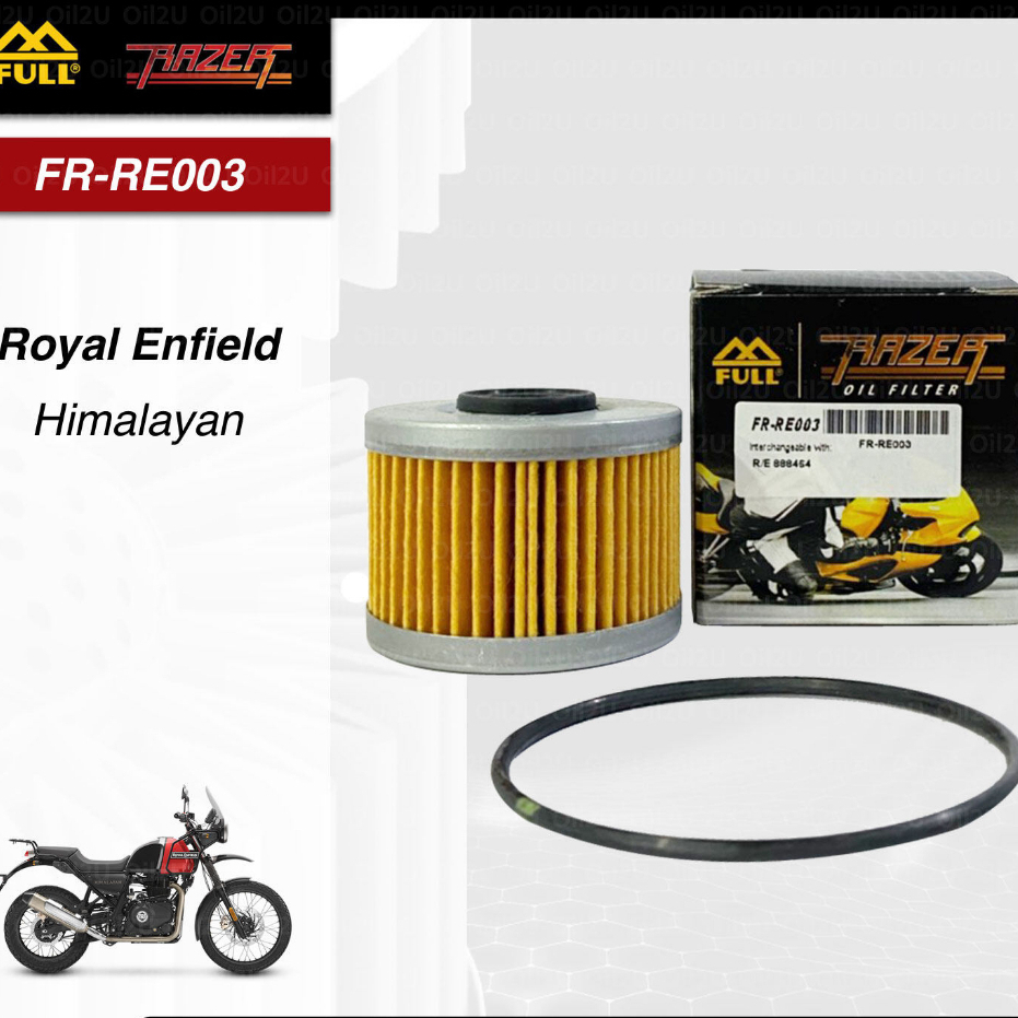 กรองน้ำมันเครื่อง FR-RE003 สำหรับ Royal Enfield Himalayan