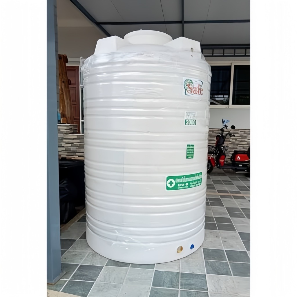 ถังเก็บน้ำสีขาว2000ลิตรUSA