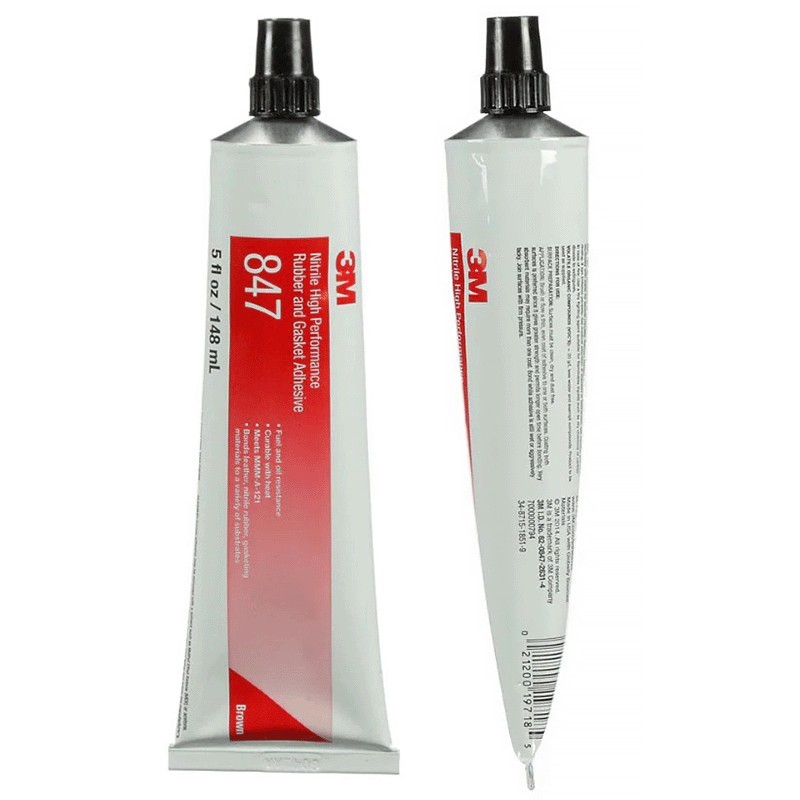 3M 847 กาวติดยางไนไตรประเก็นและหนัง สีน้ำตาล 148 ml. Nitrile High Performance Rubber and Gasket