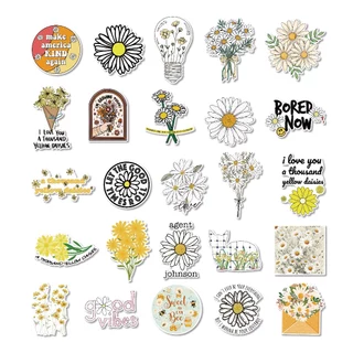 "จัดส่งจากกรุงเทพฯ"-50 ชิ้น Little daisy Series Graffiti สติกเกอร์สําหรับกระเป๋าเดินทางโทรศัพท์มือถือกรณีแล็ปท็อปหมวกนิ