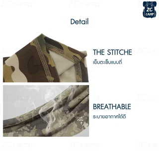 ZC CAMP BUFF ICE SILK ผ้าบัฟ ลายพราง กันแดด UV ปั่นจักรยาน ขี่มอเตอร์ไซค์ เดินป่า วิ่ง กันฝุ่น