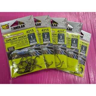 เบ็ดตกกุ้ง The Anglar galah hook รหัส 4215 แบบตูดห่วง คมเพีย…