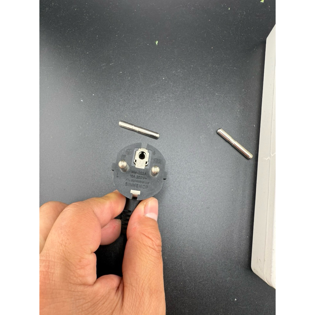 ขากราวด์เสริม สำหรับหัวปลั๊กAC แบบEU (Ground Pin ,Ground Rod)  แบบมีร่อง(เวลาดึงออกขากราวน์ไม่ติดคาปลั๊ก) - รูปที่ 2