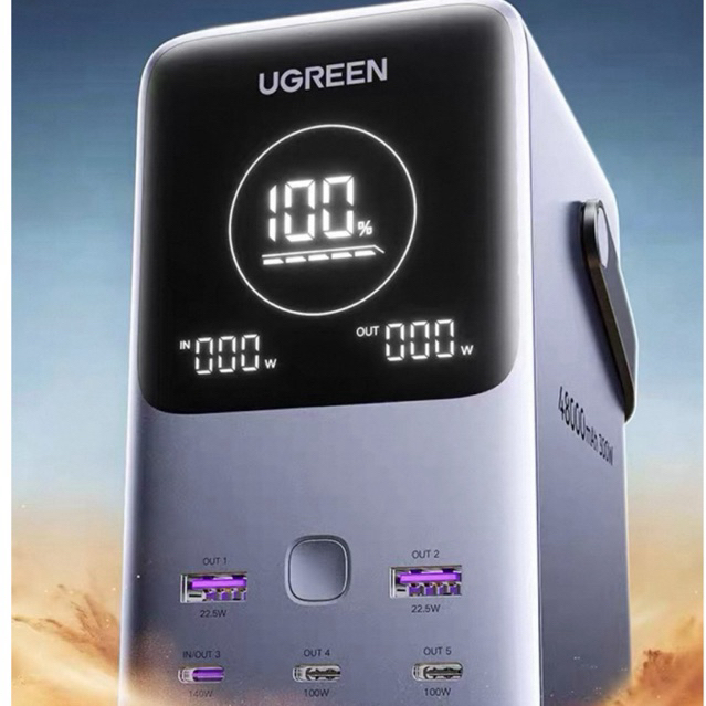 Ugreen 48000mAh 300W Power Bank 48000mAh 130W  Power pack พร้อมจอแสดงผลดิจิตอลอัจฉริยะสําหรับเ