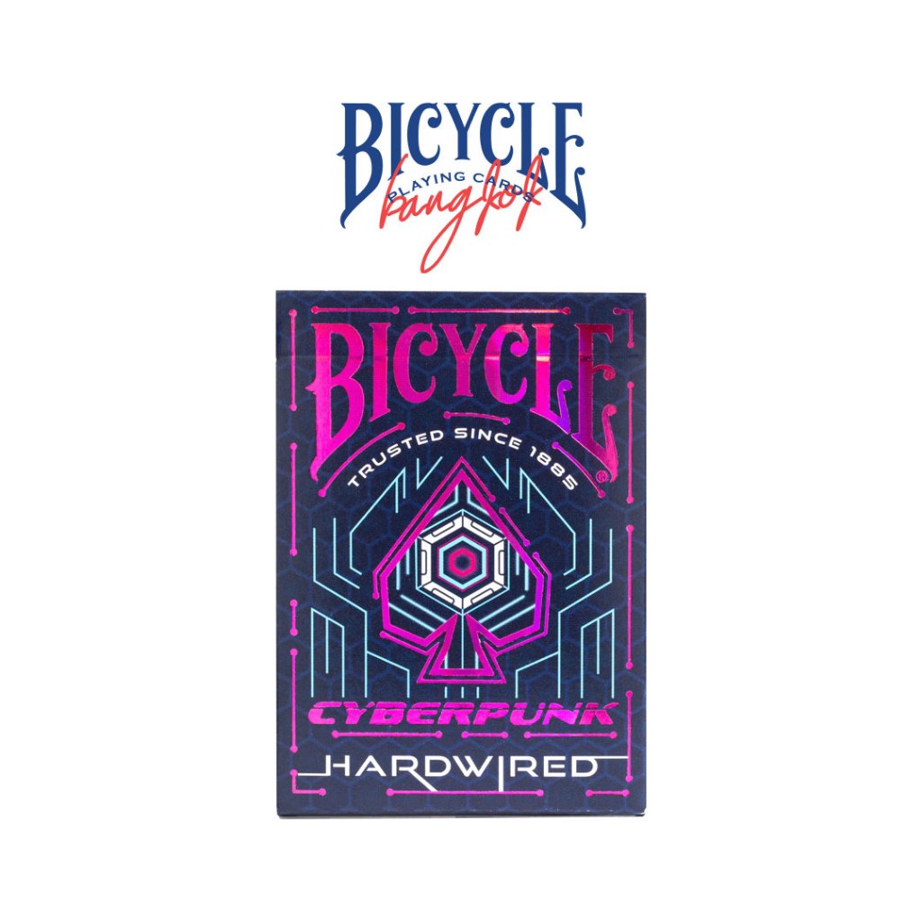 ไพ่ Bicycle Cyberpunk – Hardwired (แท้) การ์ดสะสม อุปกรณ์มายากล
