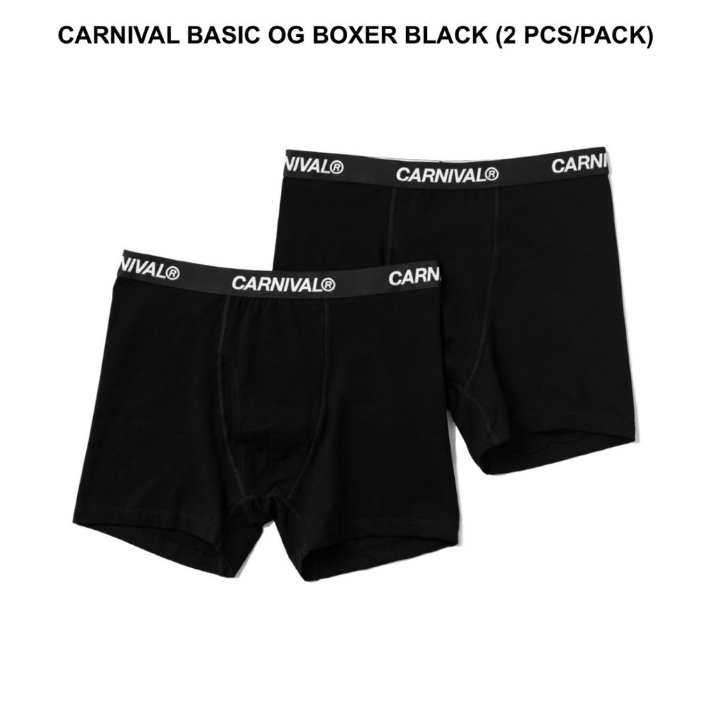 [พร้อมส่ง ของแท้💯%] CARNIVAL BASIC OG BOXER PACK