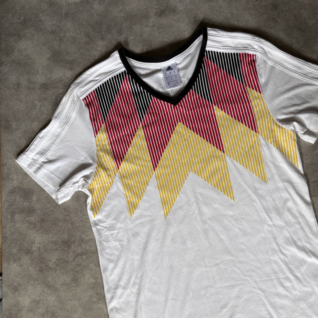 เสื้อทีมชาติเยอรมัน Adidas Men's Germany Country Identity Tee 2018/19 (size M) DFB Soccer/Football C