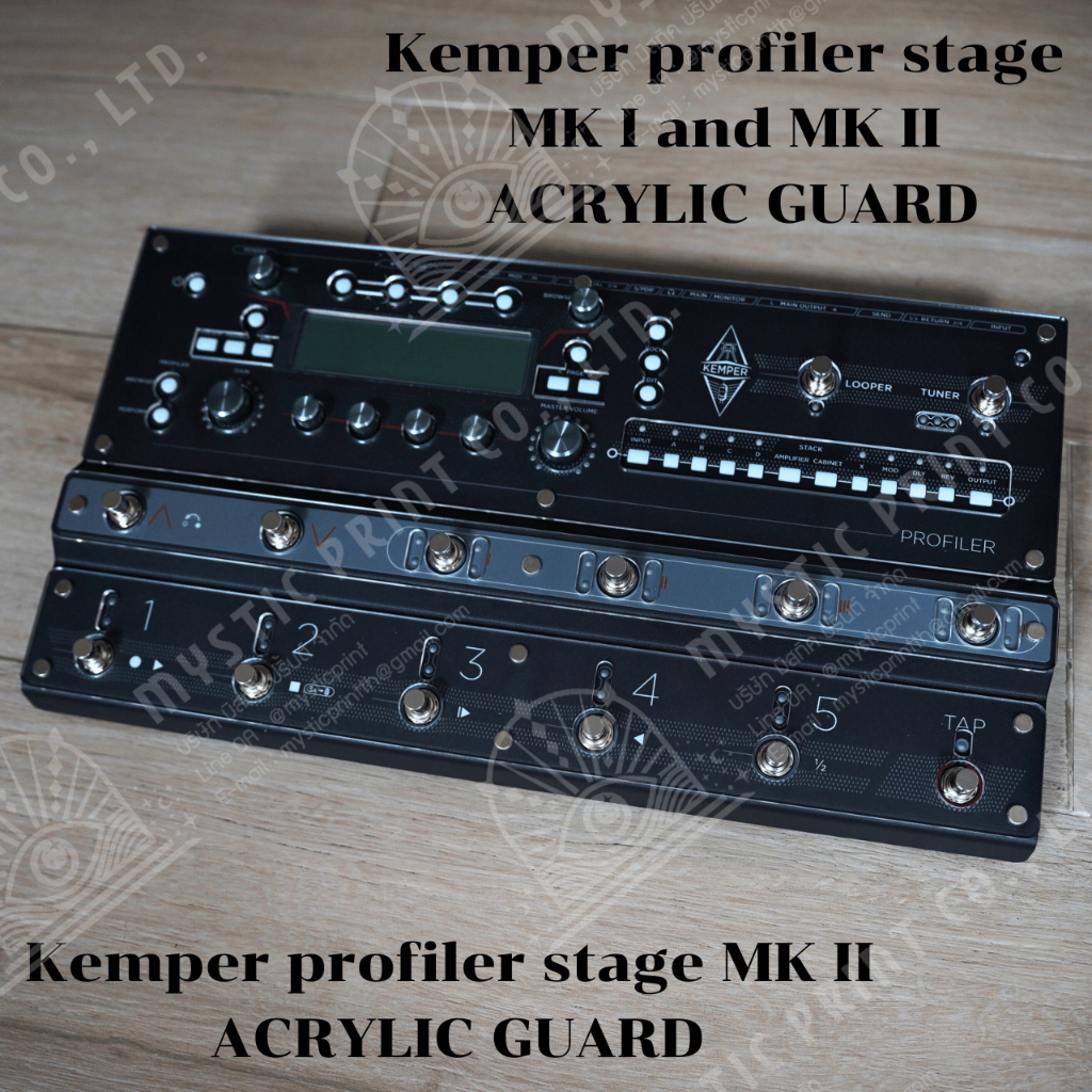Kemper profiler stage MK II , MK I Acrylic guard แผ่นอะคริลิคกันรอย
