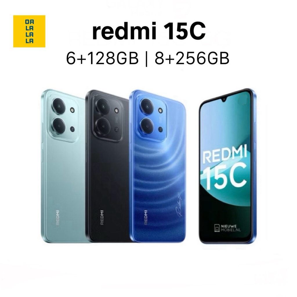 redmi 15C 4G & 5G [4+128GB | 6+128GB | 8+256GB] เครื่องศูนย์แท้ รับประกันศูนย์ไทย 15 เดือน