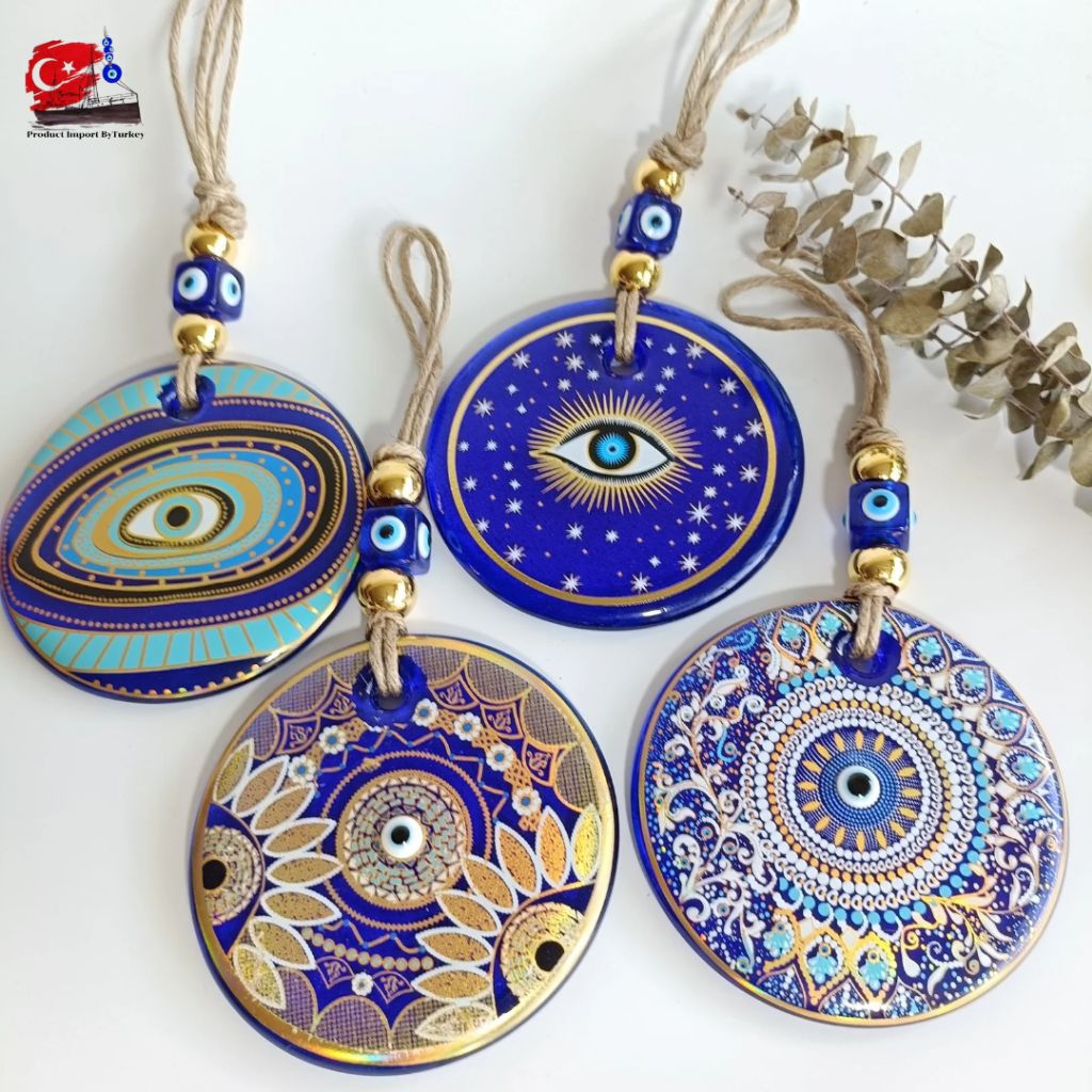 Evil Eye ของแท้นำเข้าจากตุรกี 11cm. เครื่องรางแห่งการปัดเป่าคุ้มครองพลังงานลบสิ่งชั่วร้ายสายตาของความอิจฉาริษยา