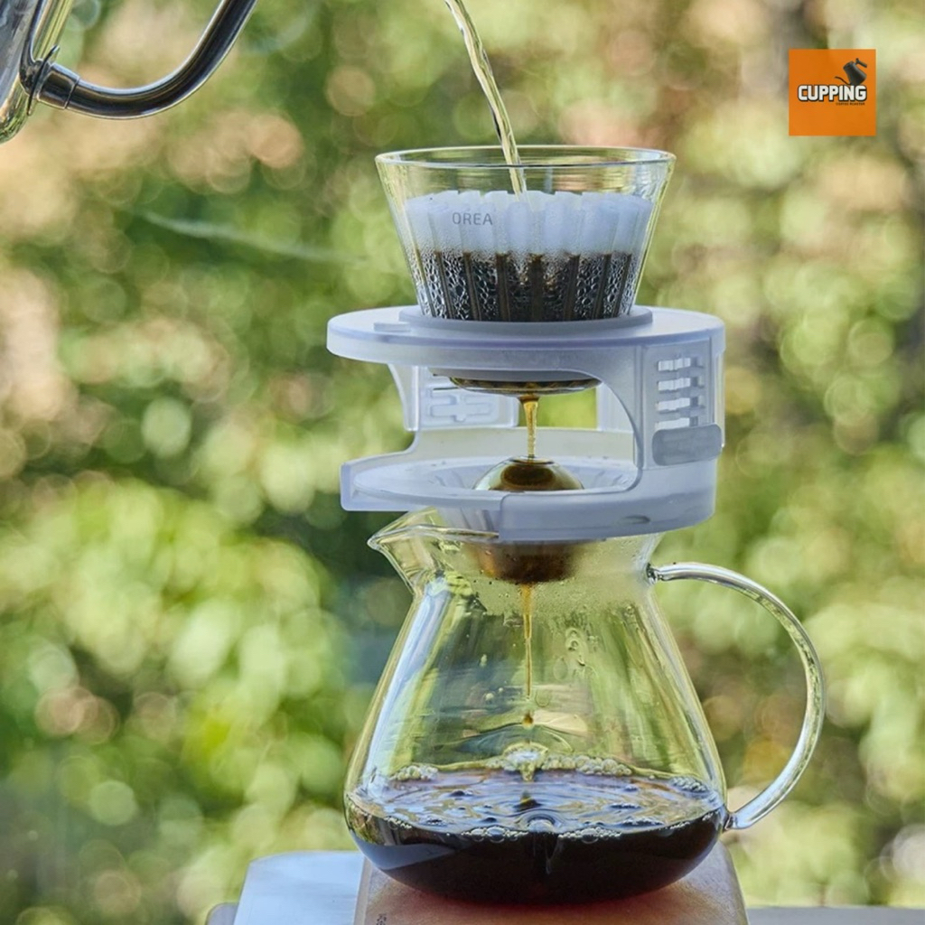 ฐานรองดริปเปอร์  DRIPPER HOLDER ปรับได้ พร้อมฐานวาง Chilling Rock