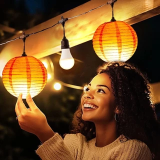 Qimedo ไฟปิงปองLED 6W สว่างสุด ไฟแต่งสวน วินเทจ ไฟสายLED กลางแจ้อง ไฟประดับ งานเลี้ยง คริสต์มาส ปาร์ตี้