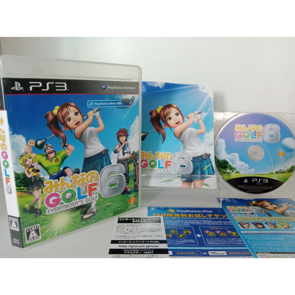แผ่นเกมส์ Ps3 - Every Body's Golf 6 (Playstation 3) (ญี่ปุ่น) Z2