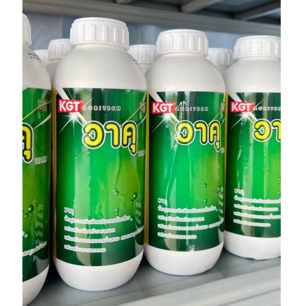 KGT วาคุ สาหร่ายและกรดอะมิโนสกัดเข้มข้น พื้นฟูสภาพต้น สร้างตาดอก ทำใบ เสริมอะมิโน