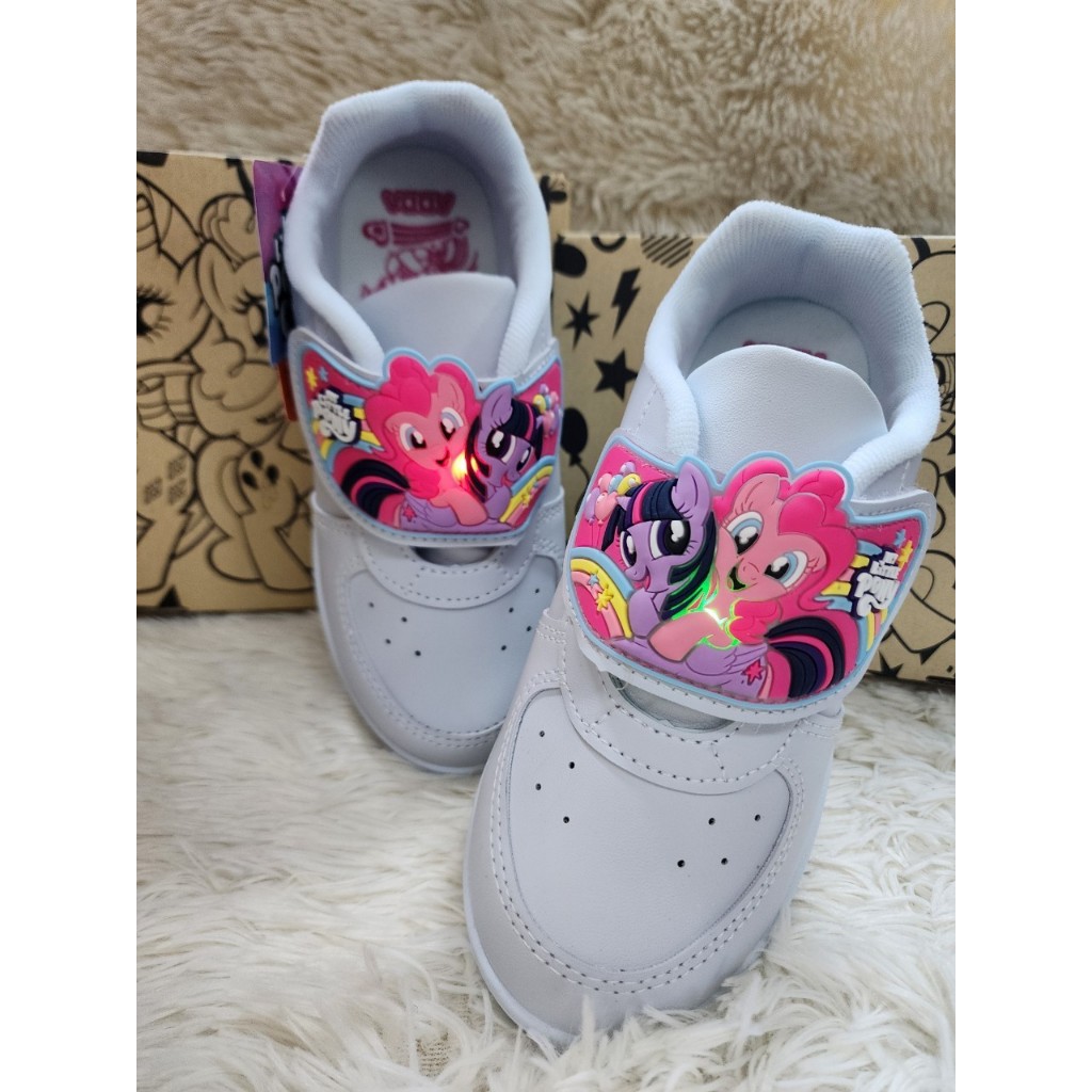 ADDA รองเท้านักเรียน รองเท้าพละเด็ก ลายม้าโพนี่ Pony เทปมีไฟ รุ่นปี67 ไซต์25-33 ราคา ถูกที่สุด ดีลบีเคเค แกลเลอรีภาพที่ 6