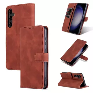 เคสฝาพับ แม่เหล็กกระเป๋าหนัง สำหรับ Samsung A27 A17 A07 A57 A37 กันกระแทกฝาพับเปิดปิด กระดุมล็อค