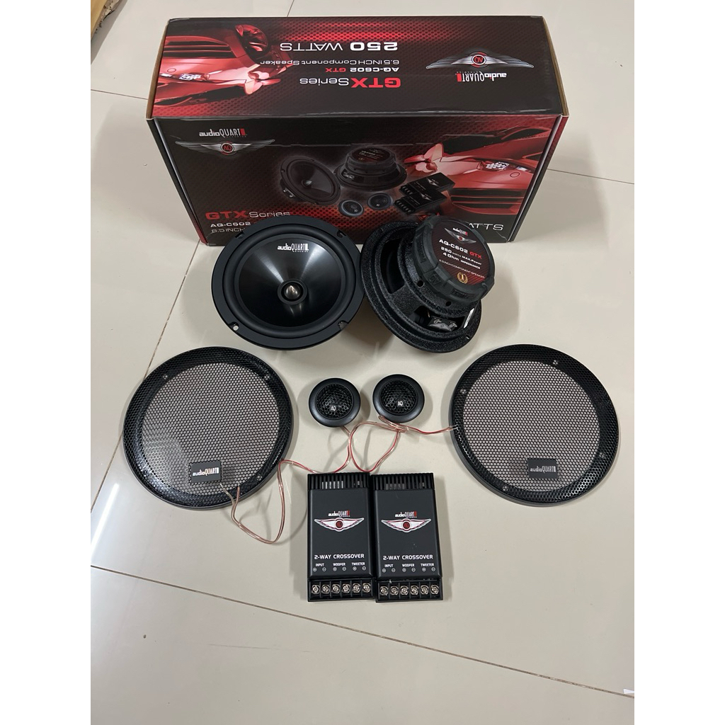 1445บาท​ชุด​ลำโพง​แยก​ชิ้น​เสียง​ดี​เสียง​เพราะ​6.5​นิ้ว​audio​QUART