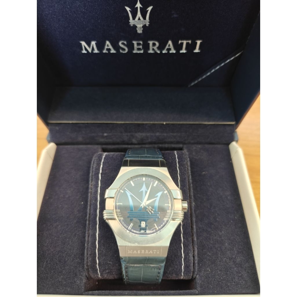 นาฬิกา มือสอง Maserati รุ่น R8851108015 Potenza Quartz Men's Watch แท้