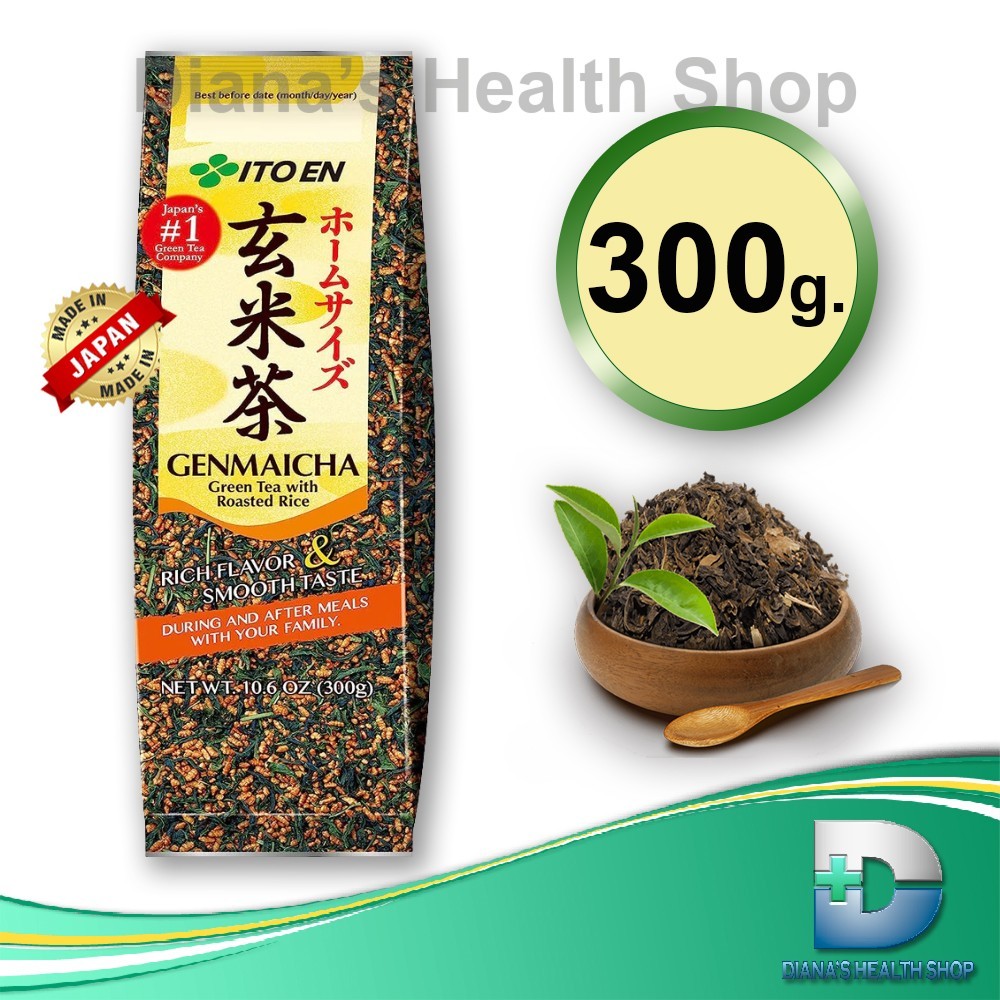 อิโตเอ็น ชาเขียวญี่ปุ่น ผสมข้าวคั่ว Itoen Japanese Green Tea with Roasted Rice Itoen Genmaicha 300 g