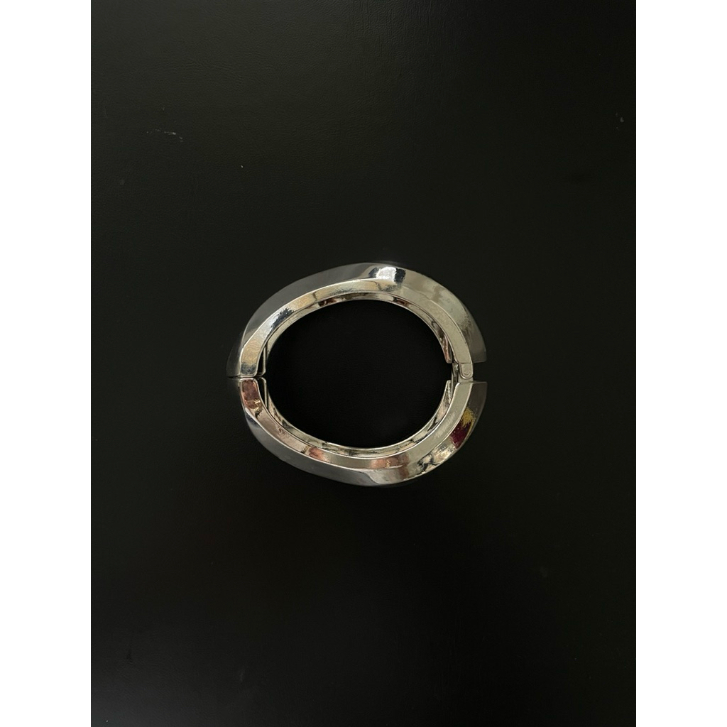 emacc curve bangle(silver)