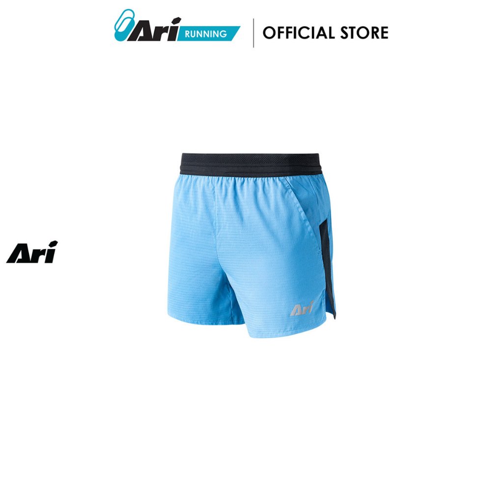 ARI MEN AEROSPEED V3 RUNNING SHORTS 3 INCHES – PARISIAN BLUE (AAP2876-04) กางเกงวิ่งผู้ชาย 3 นิ้ว อาริ AEROSPEEDV3 สีฟ้า ราคา ถูกที่สุด ดีลบีเคเค แกลเลอรีภาพที่ 3