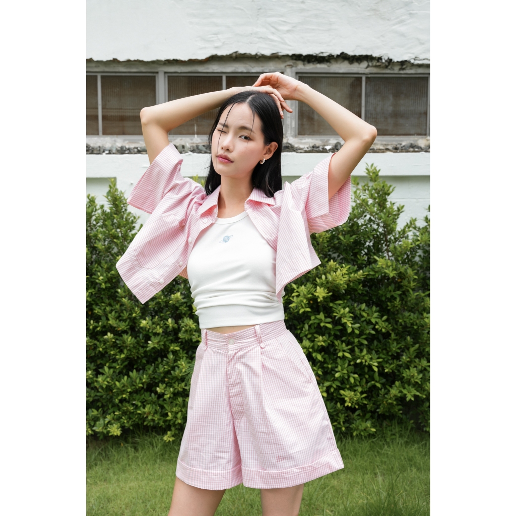 IN R-SQUARED [INR2] Florence Shorts - กางเกงขาสั้นเอวสูง