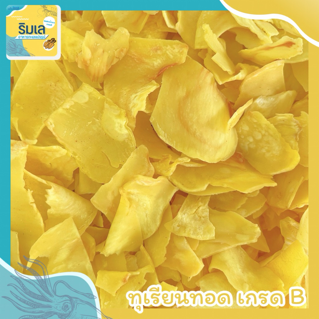 [🔥ส่งไว ลดเพิ่ม 100.-ในไลฟ์] ทุเรียนทอด เกรด B 🌕 ขนาดชิ้นกลาง ทุเรียนหมอนทองแท้ๆ อบไล่น้ำมันอย่างดี ไม่เหม็นน้ำมัน