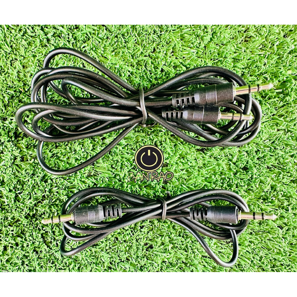 สายสัญญาณเสียง AUX 3.5 mm ผู้ หัว-ท้าย 1 เส้น