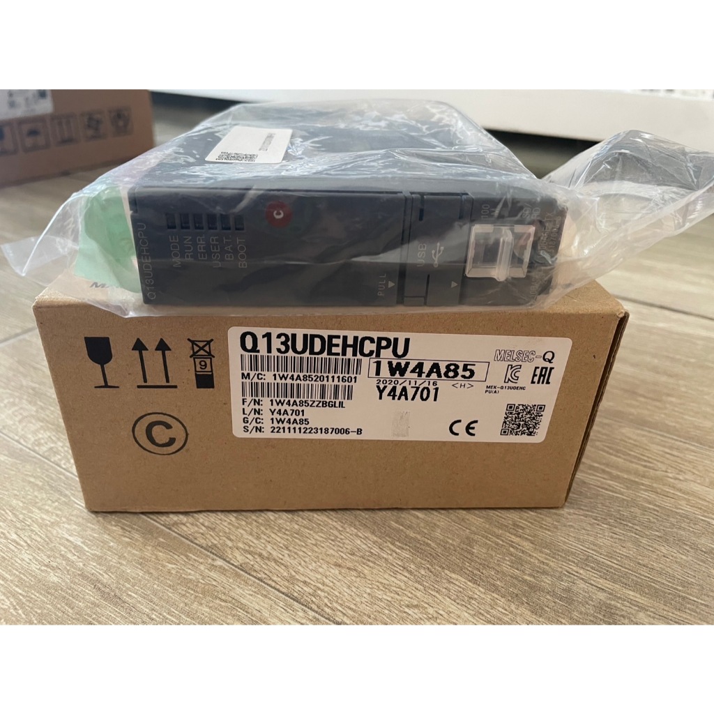 PLC CPU MITSUBISHI : Q13UDEHCPU ราคารวมVat มีสต๊อกในไทย (กรณีสินค้าหมดสั่งได้ในระยะเวลา15-20วัน)