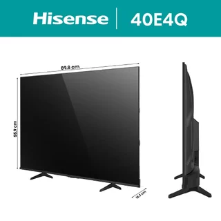 ไฮเซ่นส์ สมาร์ททีวี VIDAA FHD ขนาด 40 นิ้ว สีดำ รุ่น 40E4Q HISENSE SMART TV VIDAA FHD 40 INCH BLACK MODEL 40E4Q