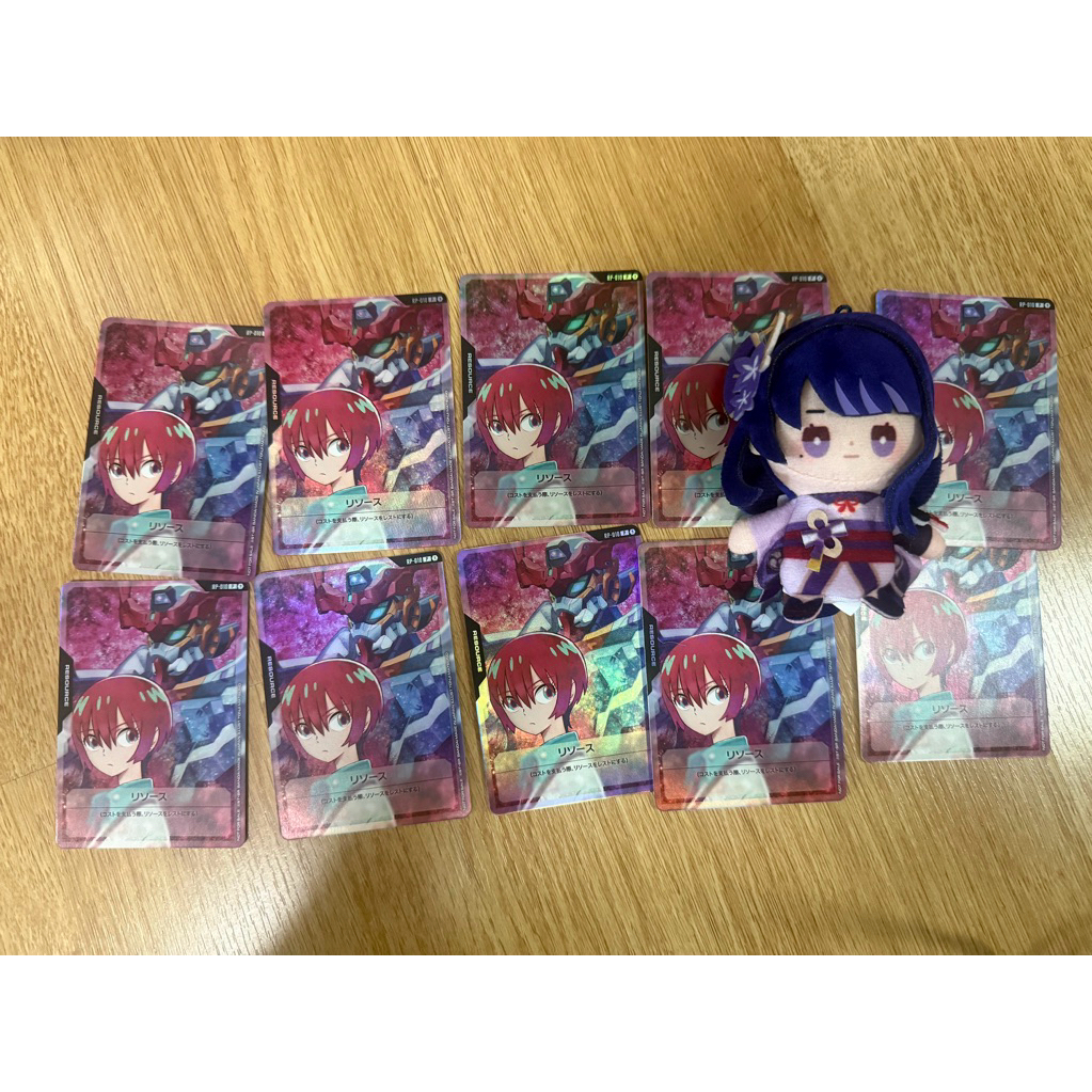 🇯🇵พร้อมส่ง 10ใบ Gundam card game Resource RP-010 P Machu & GQuuuuuuX