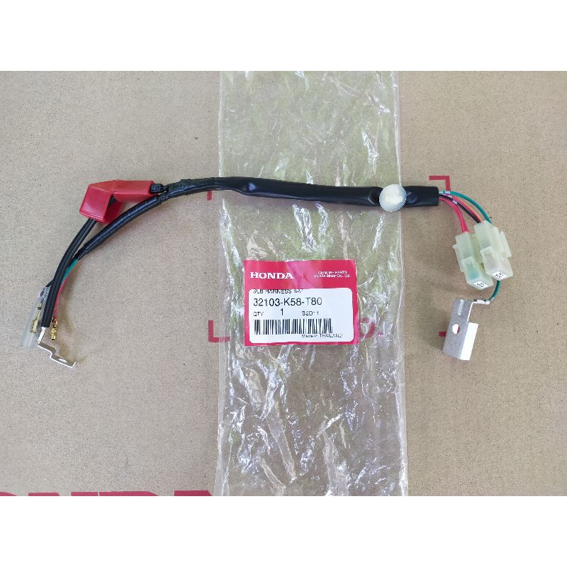 ชุดขั้วสายไฟแบตเตอรี่ Wave 110i ปี2018 แท้ศูนย์ 32103-K58-T80