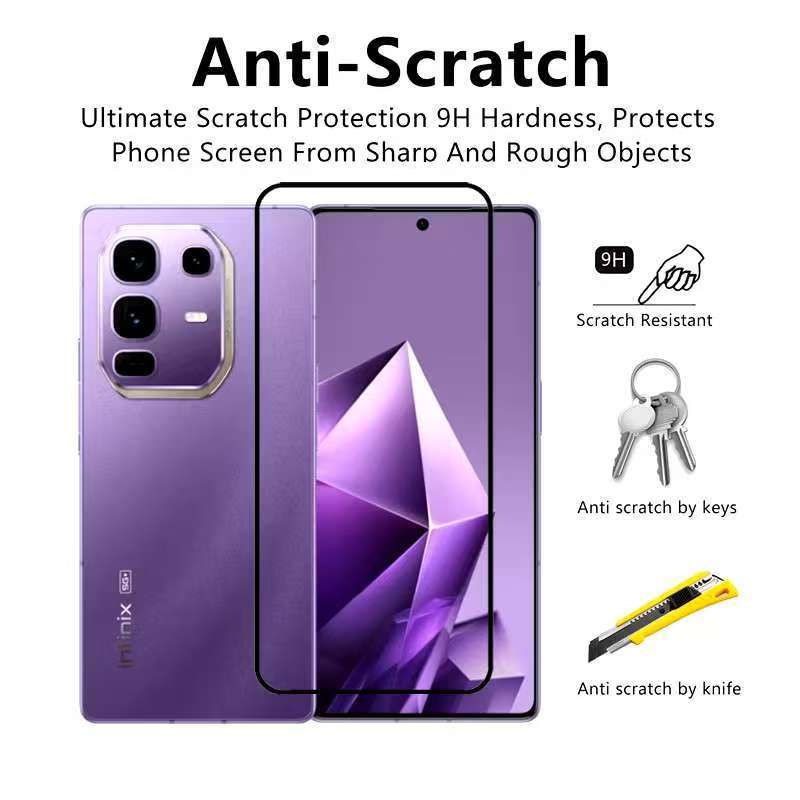 Infinix Note 50S/Infinix Note 50Xตรงรุ่น(พร้อมส่งในไทย)ฟิล์มกระจกเต็มจอInfinix Note 50x 5G