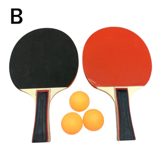 ไม้ปิงปอง 1 คู่ + ลูกปิงปอง 2-3 ลูก Racket สำหรับฝึกซ้อมและแข่งขัน พร้อมกระเป๋าใส่เต็มใบ มี 3 แบบ