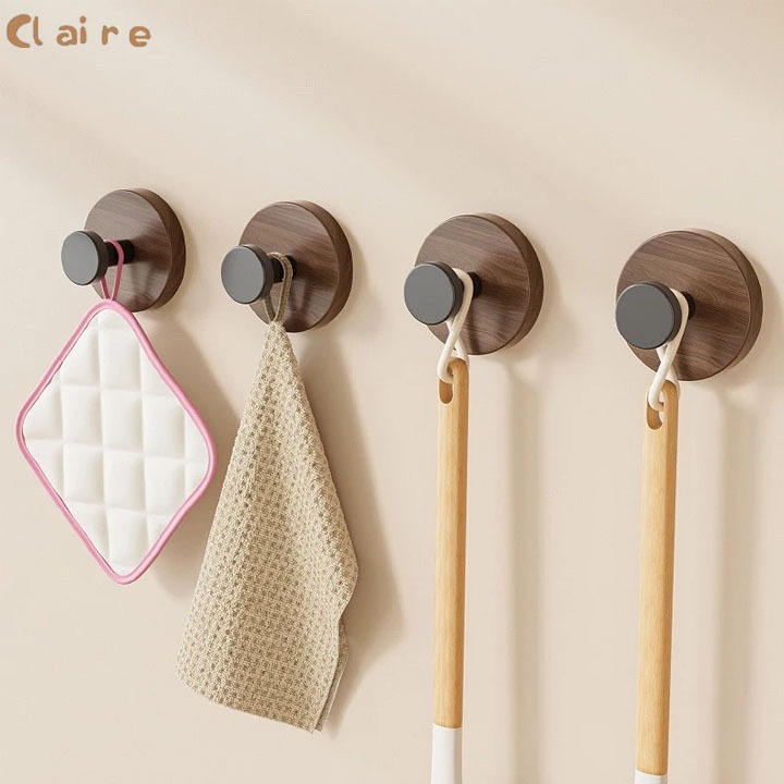 COD ตะขอผนัง ถ้วยดูดตะขอ ไม่ต้องเจาะรู ตะขออเนกประสงค์ สามารถใช้ใน ห้องครัว ห้องน้ำ Claire