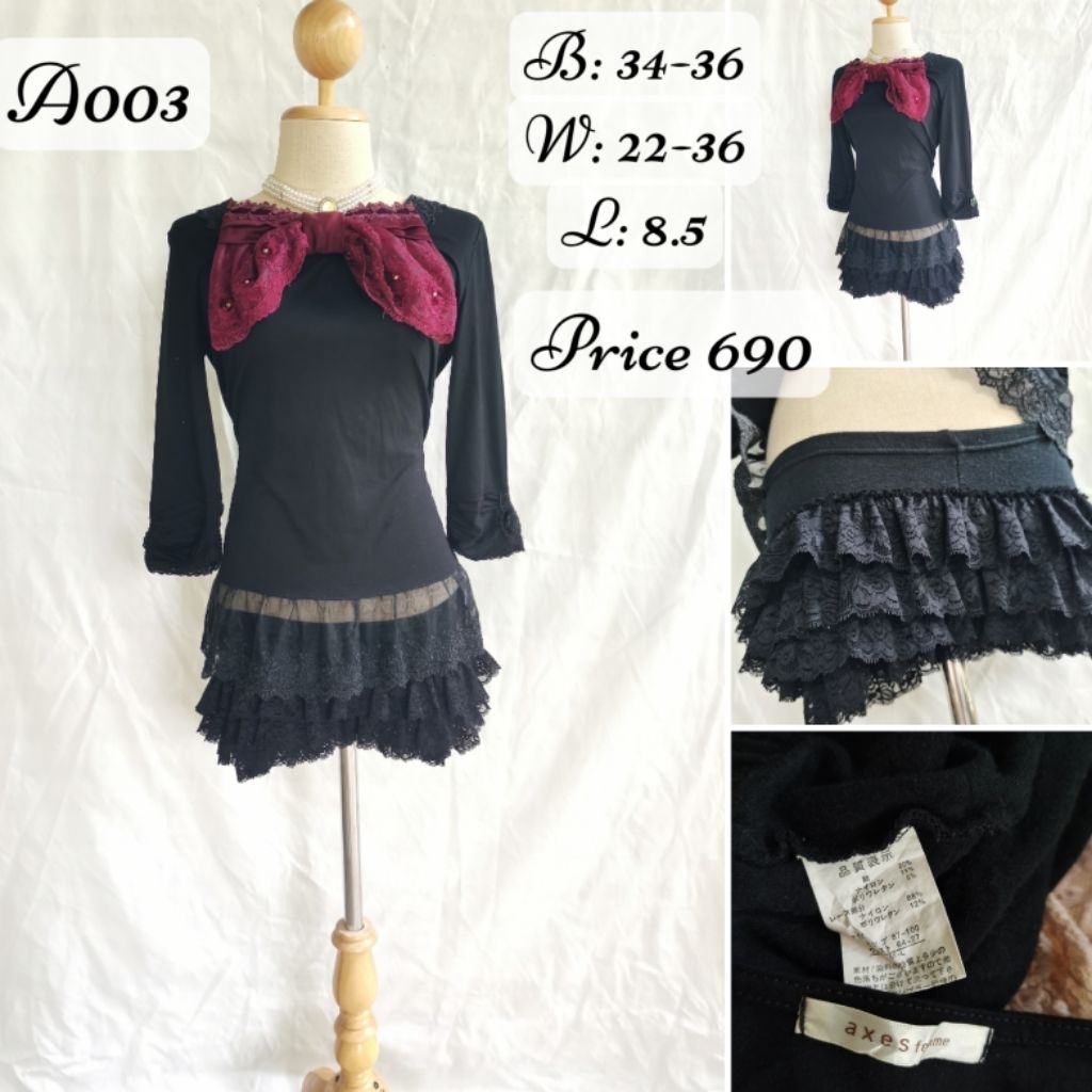 ชุด​เซ็ต​ coquette​ dark​ axesfemme​