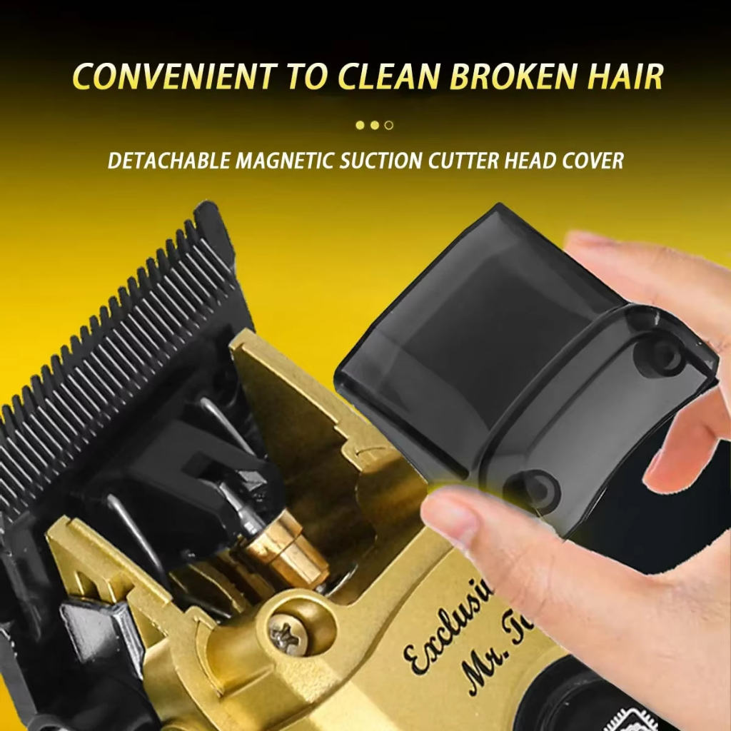 KEMEI km90-4 ปัตตาเลี่ยนตัดผม ไร้สาย เสียงเงียบ มาพร้อมแท่นชาร์จ 11500 รอบ - รูปที่ 5