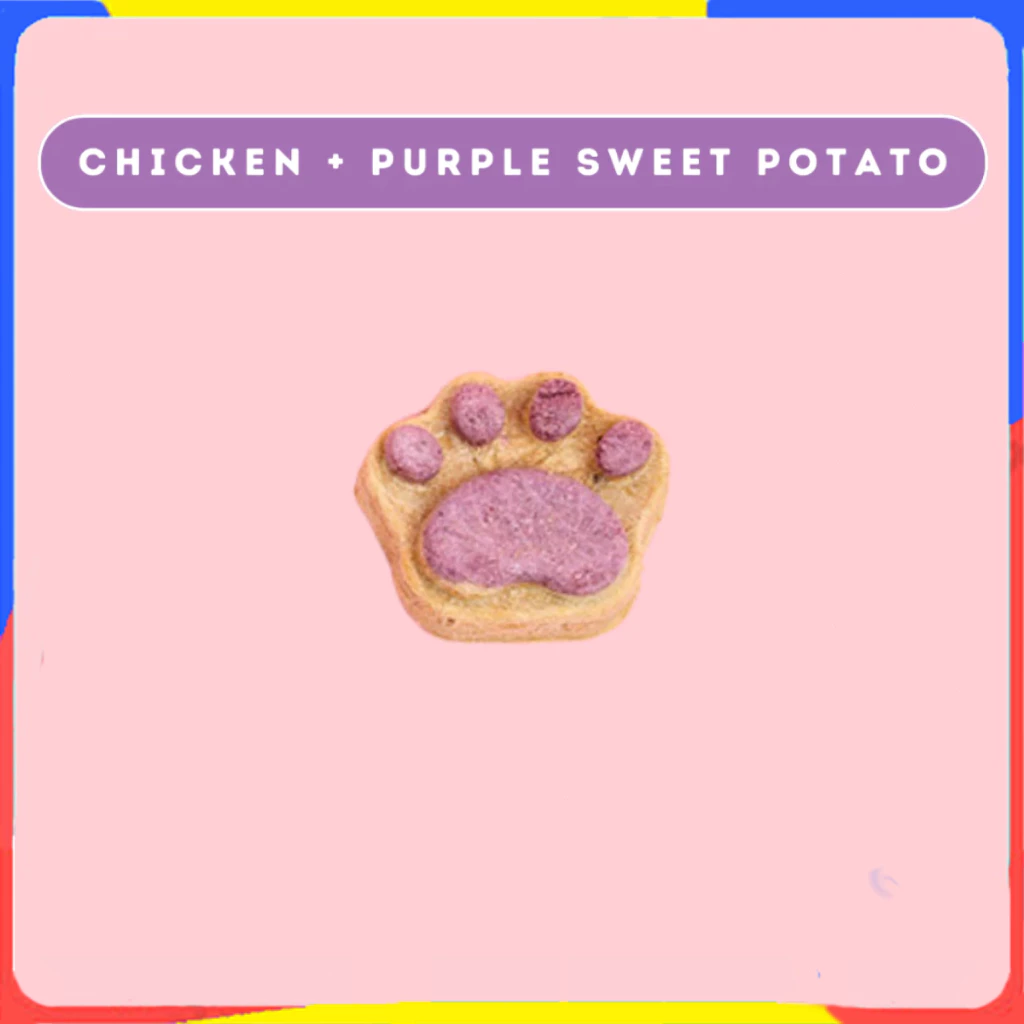 ขนมแมว อกไก่ผสมมันม่วงฟรีซดราย 80g thumbnail 3