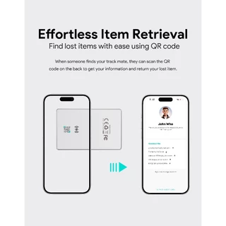 AUKEY Track Mate 3 (TM-21) ตัวติดตามของหาย Bluetooth สำหรับ iPhone | รองรับ Apple Find My | บางเฉียบ ชาร์จไร้สายได้