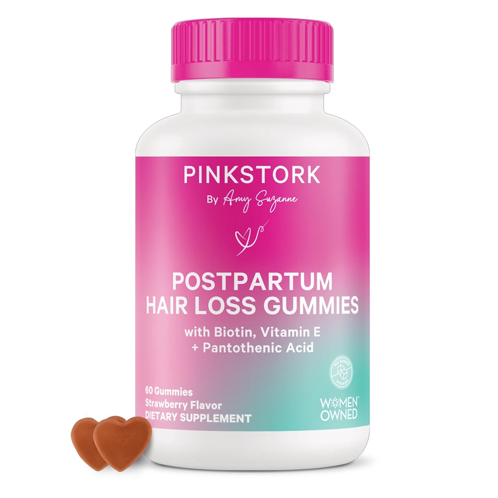 PinkStork Postpartum Hair Loss Gummies วิตามินลดผมร่วงหลังคลอด แม่ให้นม