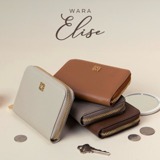*New Arrival* WARA ELISE Zip Wallet – กระเป๋าสตางค์ซิปรอบหนั…