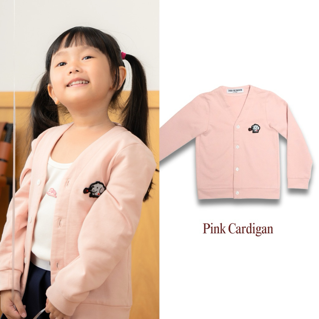 Pink Cardigan Casa Retriever