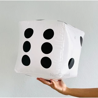 ☘️พร้อมส่ง | ถูก☘️【 ลูกเต๋า PVC 30 cm 】Dice ลูกเต๋าใหญ่ ลูกเต๋าใส บอร์ดเกม บอร์ดเกมส์ ลูกเต๋าอะคริลิค ลูกเต๋าใส Dice