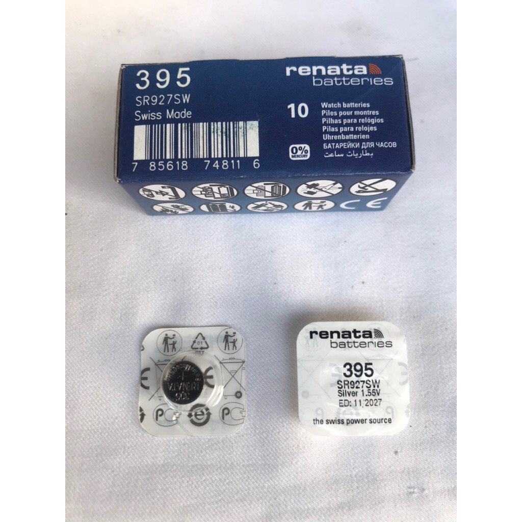 ถ่านกระดุม Renata 395/ SR 927SW