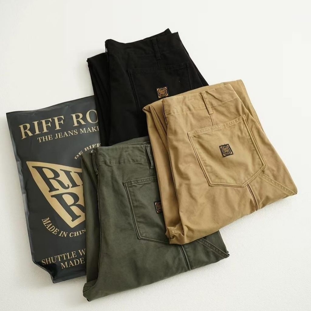 กางเกงขายาว Riff Rock Woven Straight Cut Work Pants.